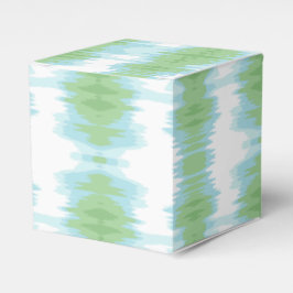 Shimmer Ikat i grönt och akvatisk Presentaskar