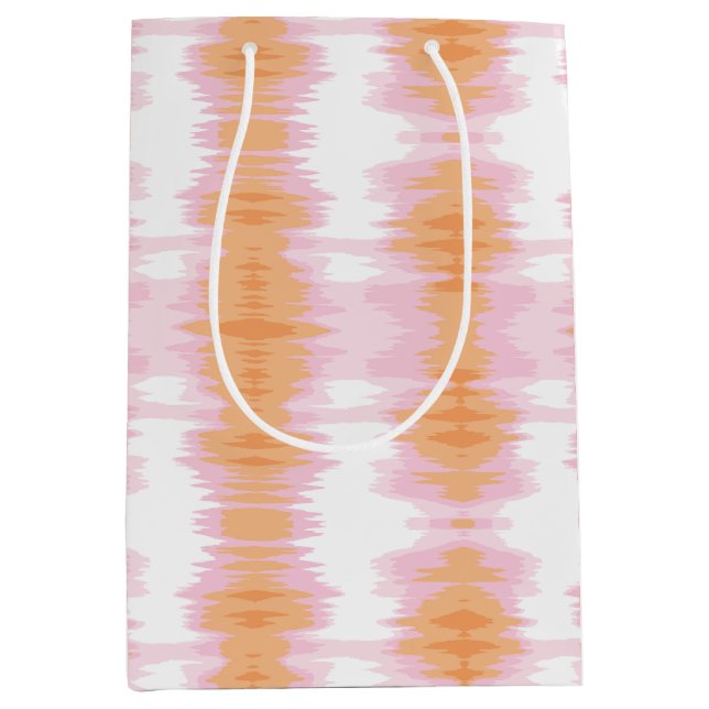 Shimmer Ikat i rosa och orange (Framsidan)