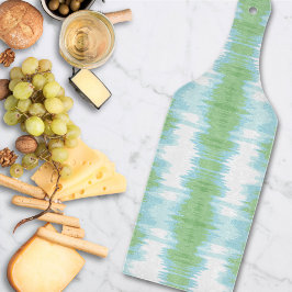 Shimmer Ikat in Green and Aqua