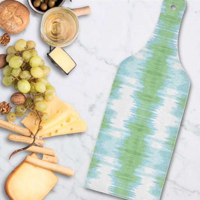 Shimmer Ikat in Green and Aqua (Skapare uppladdad)