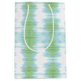 Shimmer Ikat in Green and Aqua