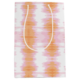 Shimmer Ikat in Pink and Orange