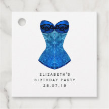 Shimmering Blue Velvet Debutante