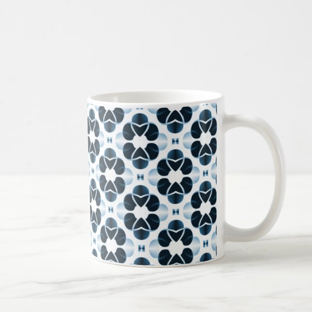 Shimmering Glam Mugg, Midnight Blue Kaffemugg (Höger)