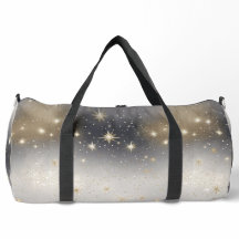 Shimmering Guld och Silver Duffel Bag