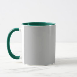 Shimmering Silver Christmas Coffee Mug for Holiday Mugg