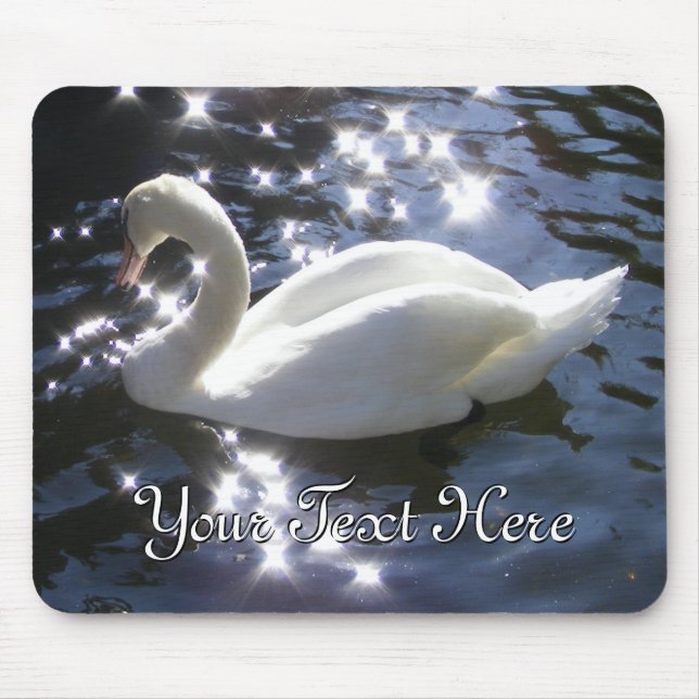 Shimmering Svan Mousepad Musmatta (Framsidan)