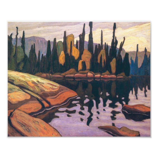 Shimmering Vatten | Lawren Harris | Fototryck (Framsidan)