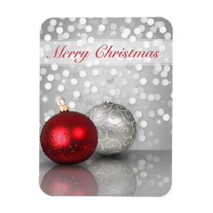 Shimmery jul Ornaments - Flexible Magnet