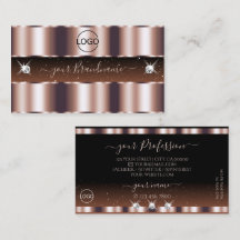 Shimmery Ro Guld Gnistra Glitzy Jewels med Logotyp