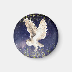 Shimmery Uggla Magnet