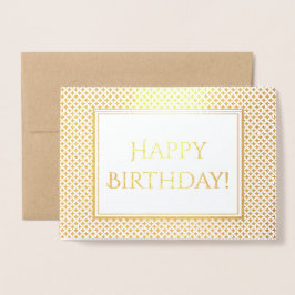 Shimming Birthday Hälsning Folierat Kort
