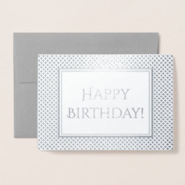 Shimming Birthday Hälsning Folierat Kort