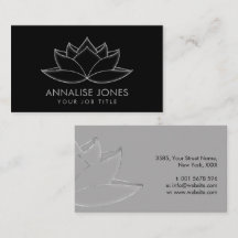 Shimming Silver Lotus Flower Line art