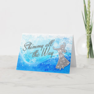 Shimmy hela Way Belly Dance Card Helgkort
