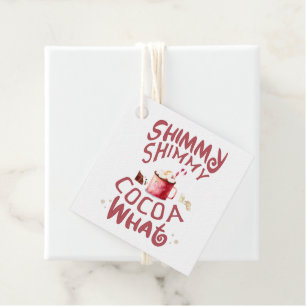 Shimmy Shimmy Cocoa What Hett Choklad jul Gåvor Etiketter