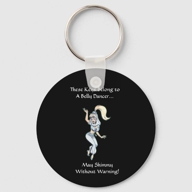 Shimmy without Warning Keychain Nyckelring (Framsida)