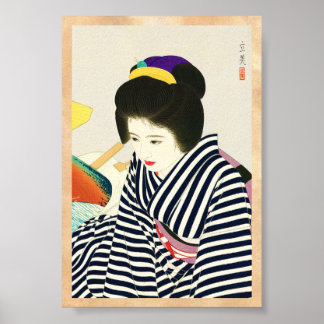Shimura Tatsumi Fem Figurer av Modern Beauties Poster