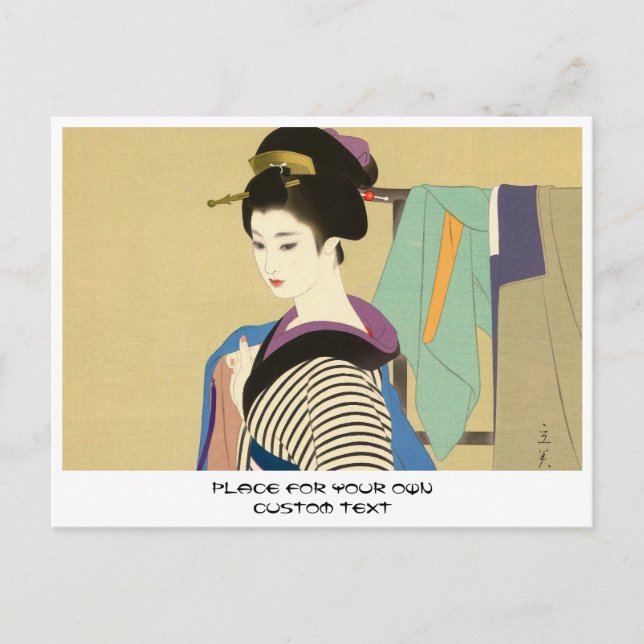 Shimura Tatsumi Två Subjekt japanska kvinnor Vykort (Framsida)