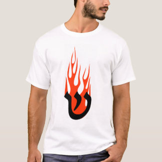 Shin med flammar t-shirt