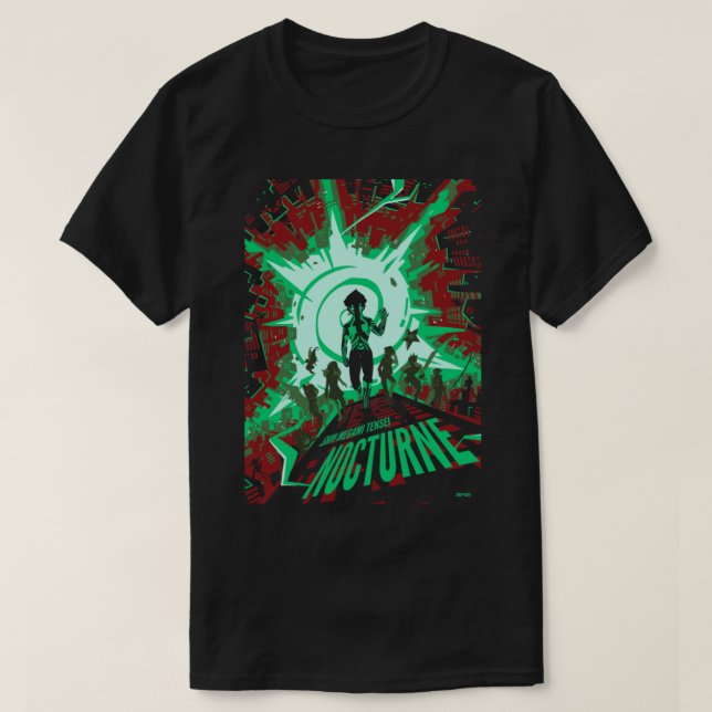 Shin Megami Tensei Nocturne T Shirt (Design framsida)