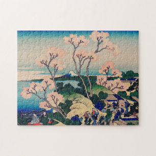 Shinagawa om Tokaido av Katsushika Hokusai Pussel