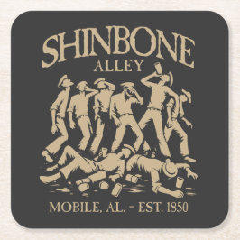 Shinbone Alley Underlägg Papper Kvadrat