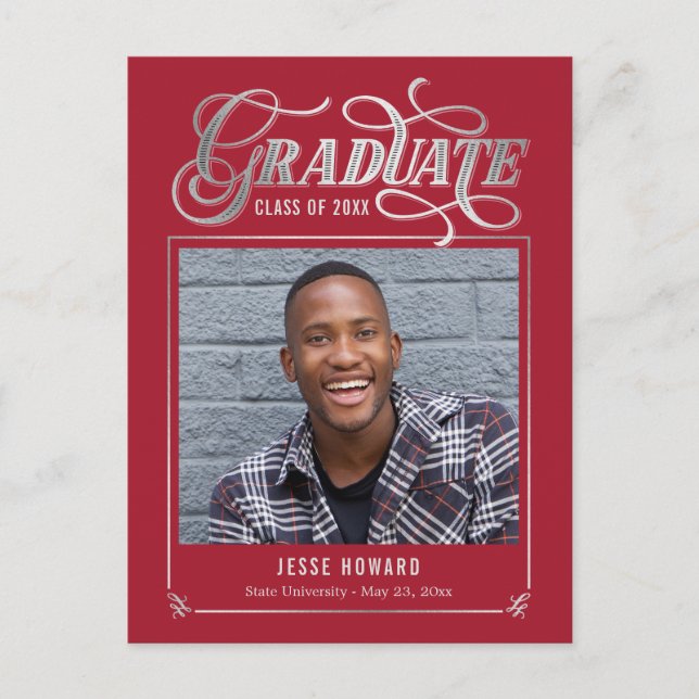 Shindrande framtida redigerbart vykort Färg Studen (Framsida)