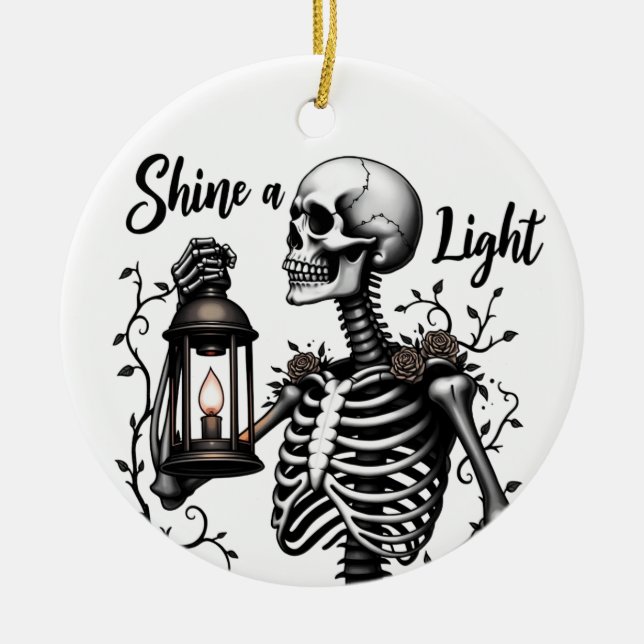 Shine a Light Skeleton Ornament (Framsidan)