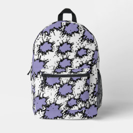 Shine Bold in Purple – Trendy & Artistic Backpack