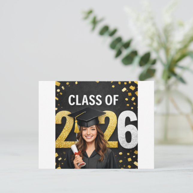 Shine Bright, Dream Big, and Step Into Your Future Helg Vykort (Stående Fram)