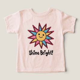 Shine Bright: En färgstark Sol-design T Shirt
