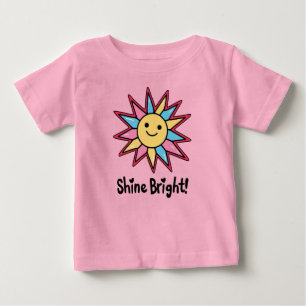 Shine Bright: En färgstark Sol-design T Shirt