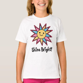 Shine Bright: En färgstark Sol-design T Shirt