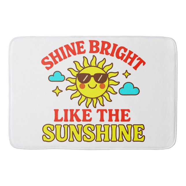 Shine Bright like the Sunshine Badrumsmatta (Framsidan)