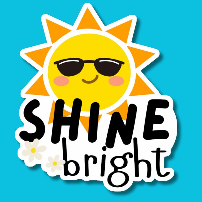 Shine Bright Motivational Watersecure Klistermärken (Skapare uppladdad)