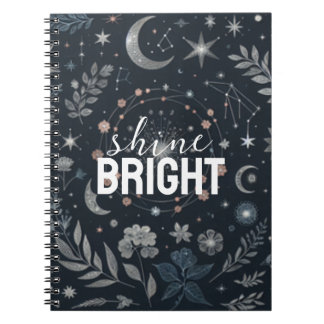 SHINE BRIGHT NOTEBOOK ANTECKNINGSBOK