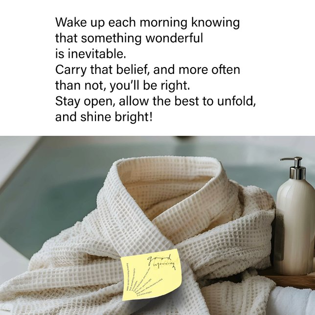 Shine Bright Post-it-Note Post-it Block (Thoughtful Good Morning Note)