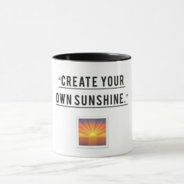 Shine Bright - Skapa ditt eget solsken Mugg