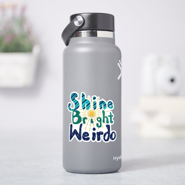 Shine Bright Weirdo Klistermärken (HydroFlask)