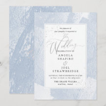 Shine, Dusty Blue Watercolor+Faux Metallic