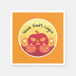 Shine God's Light Halloween Cocktail Pappersservett