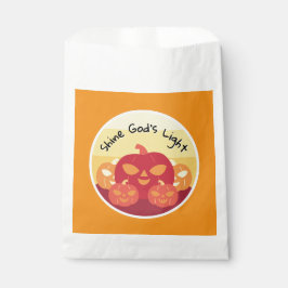 Shine God's Light Halloween Favor Bags