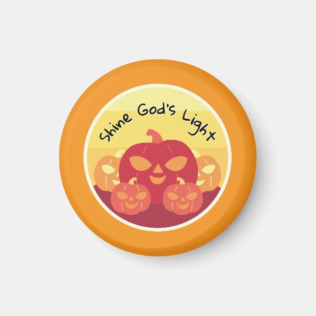 Shine Guds Light Halloween Magnet (Framsidan)