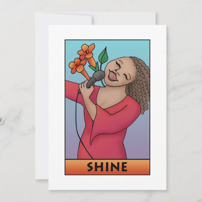 Shine-inbjudan Inbjudningar (Framsida)