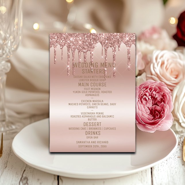 Shine Menu ro Guld Glitter Diamonds Shine Meny (Skapare uppladdad)