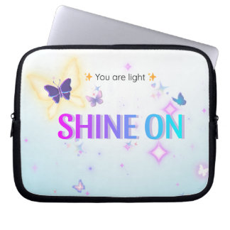 ✨ Shine on 10-tums Butterfly Laptop sleeve - du är
