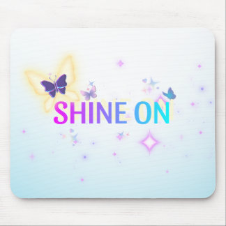 Shine on Butterfly Mousepad - uppmjukande nypasta Musmatta
