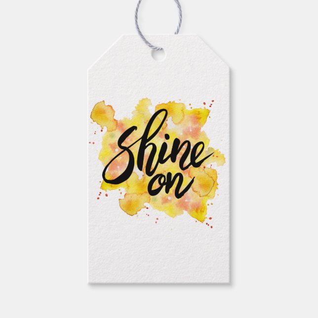 Shine on Graffiti Art Presentetikett (Framsidan)