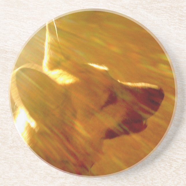 Shine on Me German Shepherd #2 Underlägg Sandsten (Framsidan)